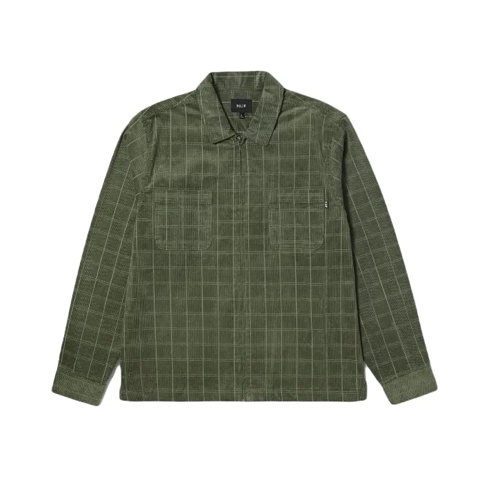 HUF TRENTON ZIP SHACKET JAS - OLIVE
