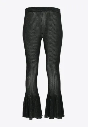 Hypha Lucent Glittered Flared Pants
