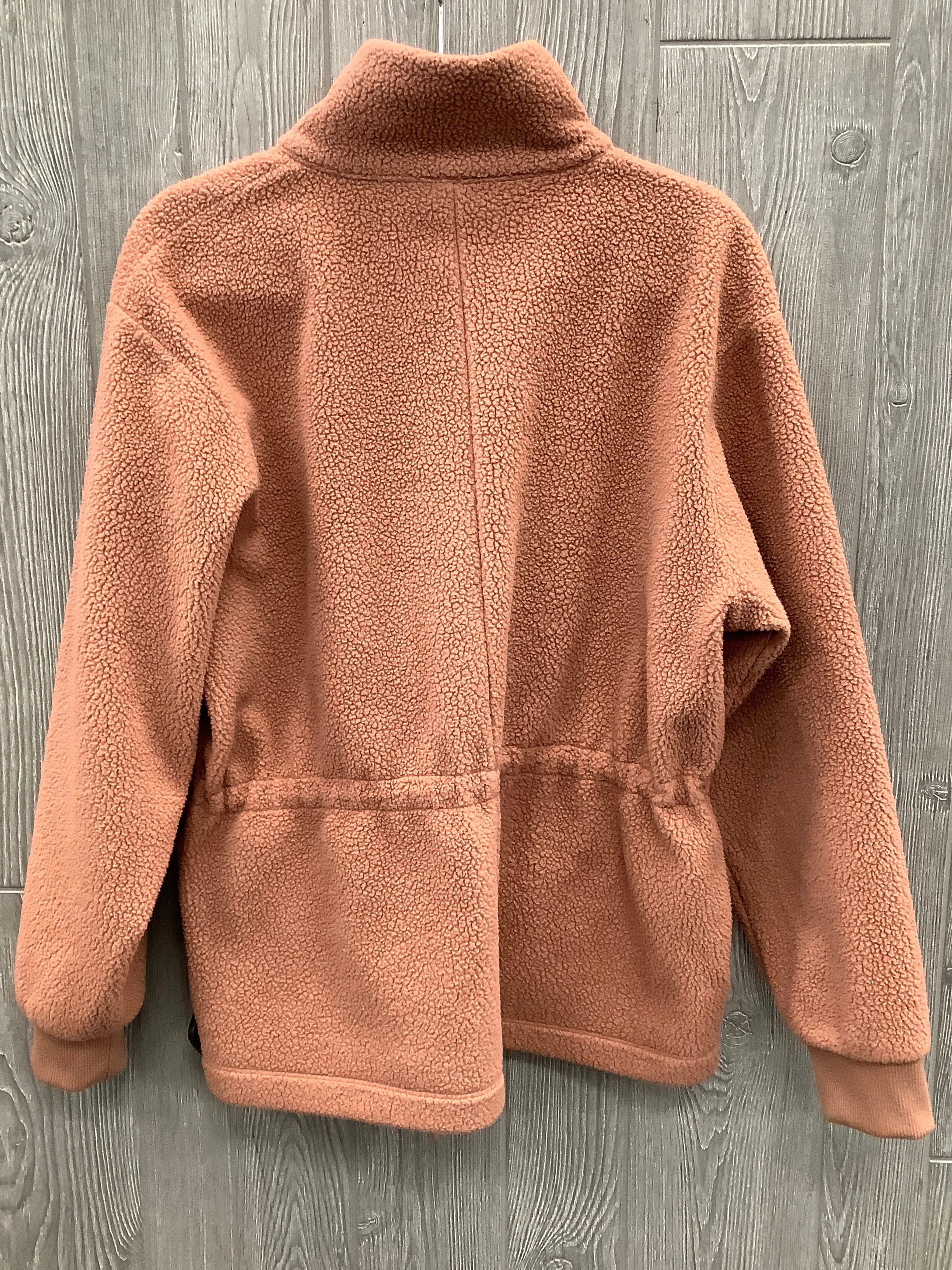 Jacket Fleece By Universal Thread In Brown, Size: M