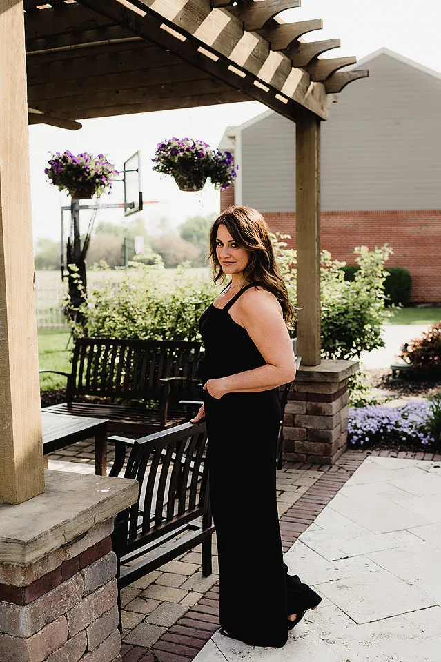 Knit Smocked Jumpsuit