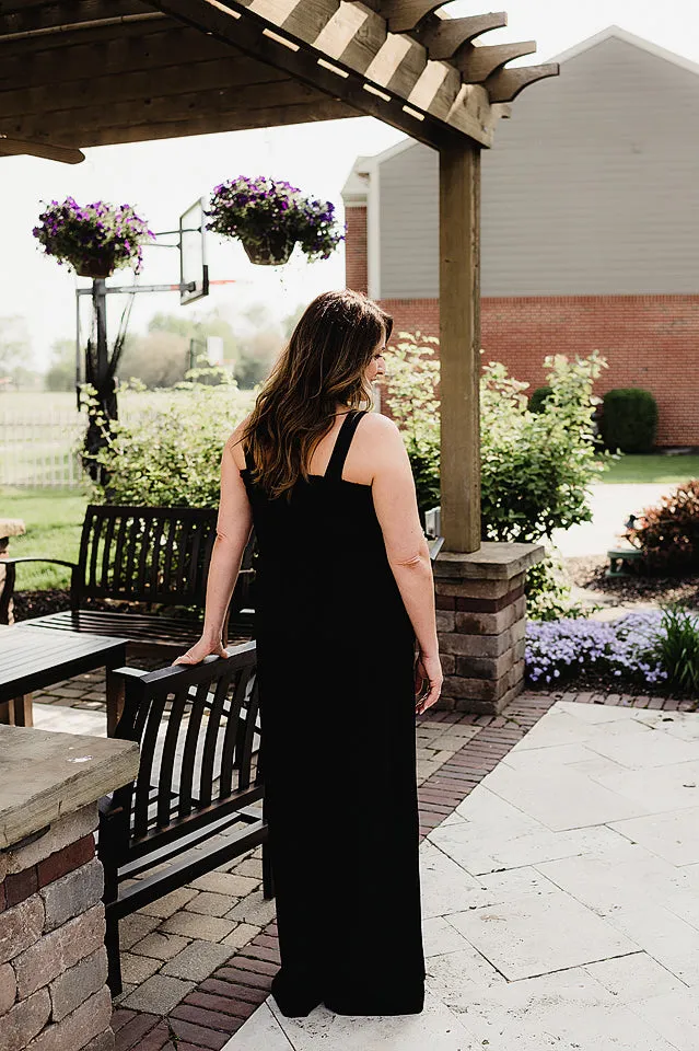 Knit Smocked Jumpsuit