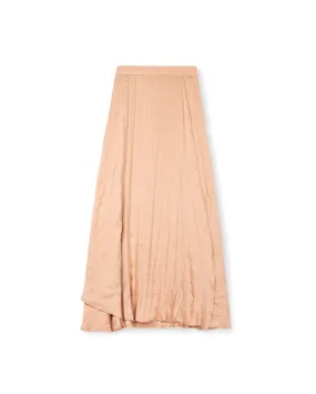 Ladies Wrinkle Wrap Asymmetrical Skirt