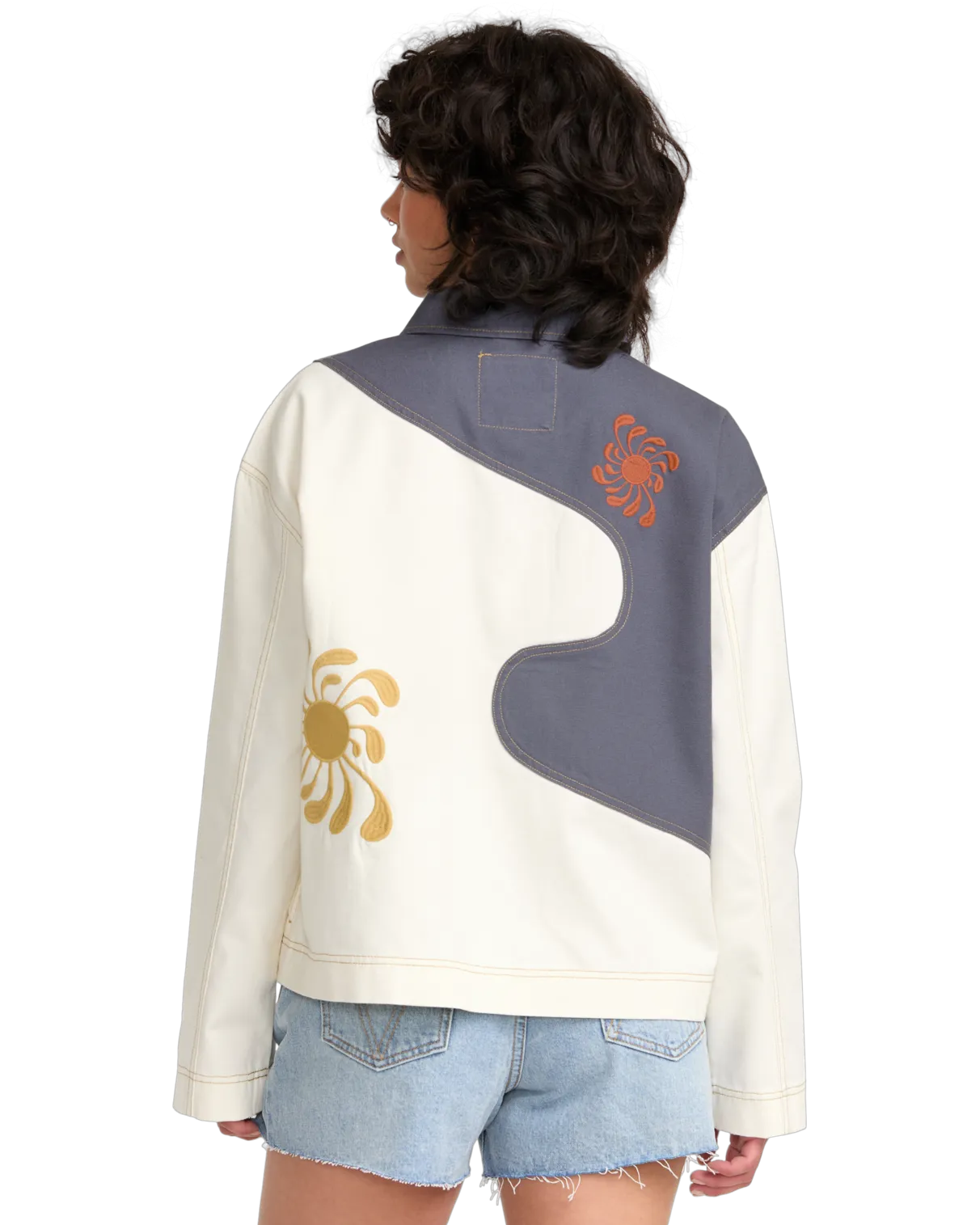 Lauryn Alvarez Shacket in Natural