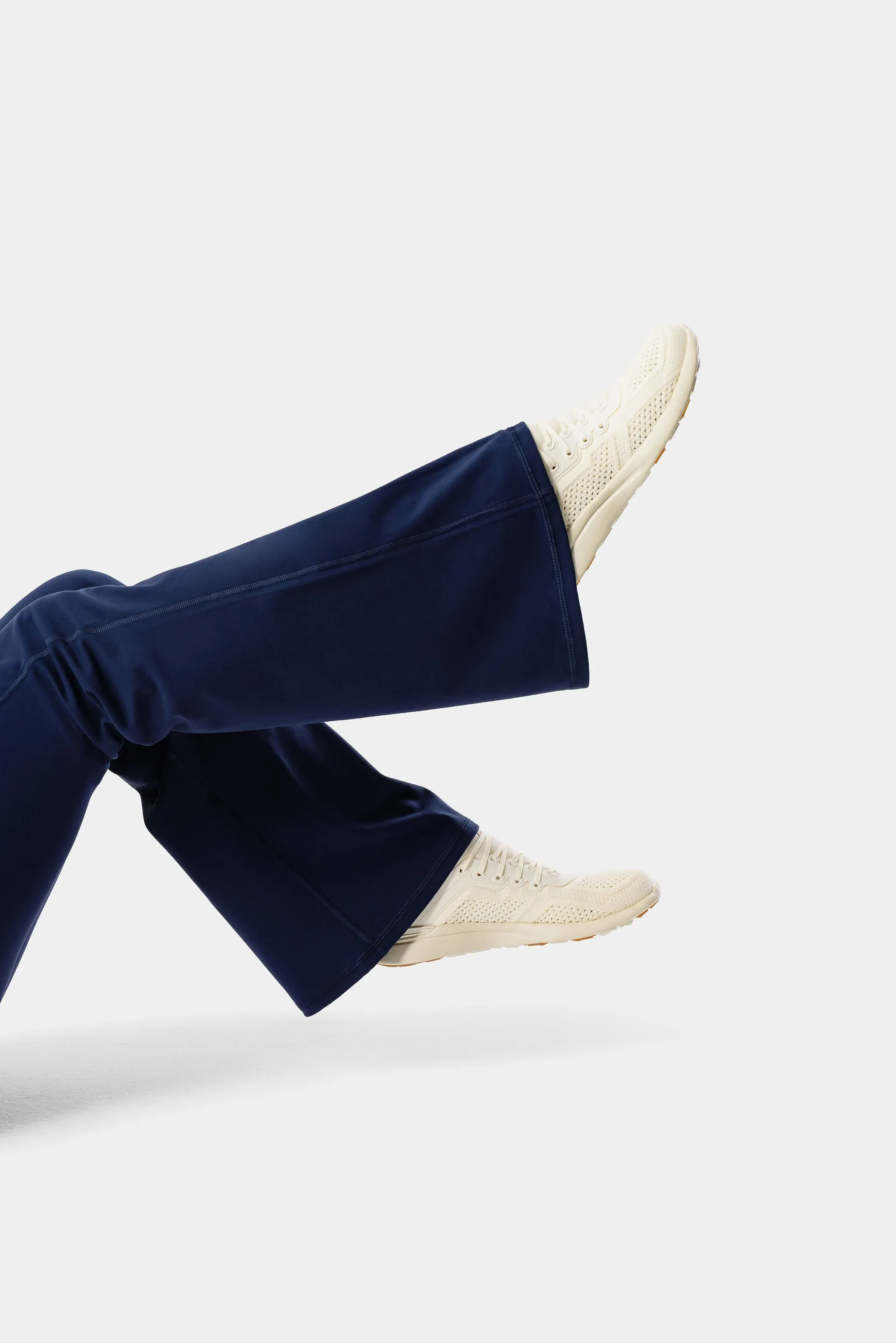 Lavada Fold Flared Leggings 31" - Dark Iris