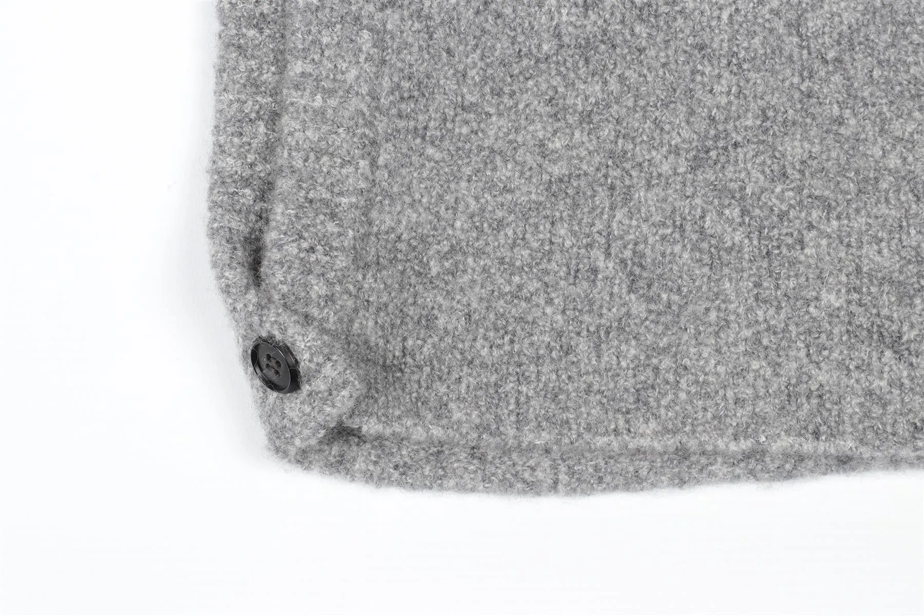 LISA YANG GREY CASHMERE BALACLAVA ONE SIZE