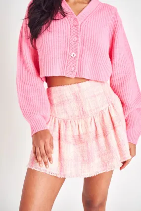 Loveshackfancy Lively Tweed Mini Skirt