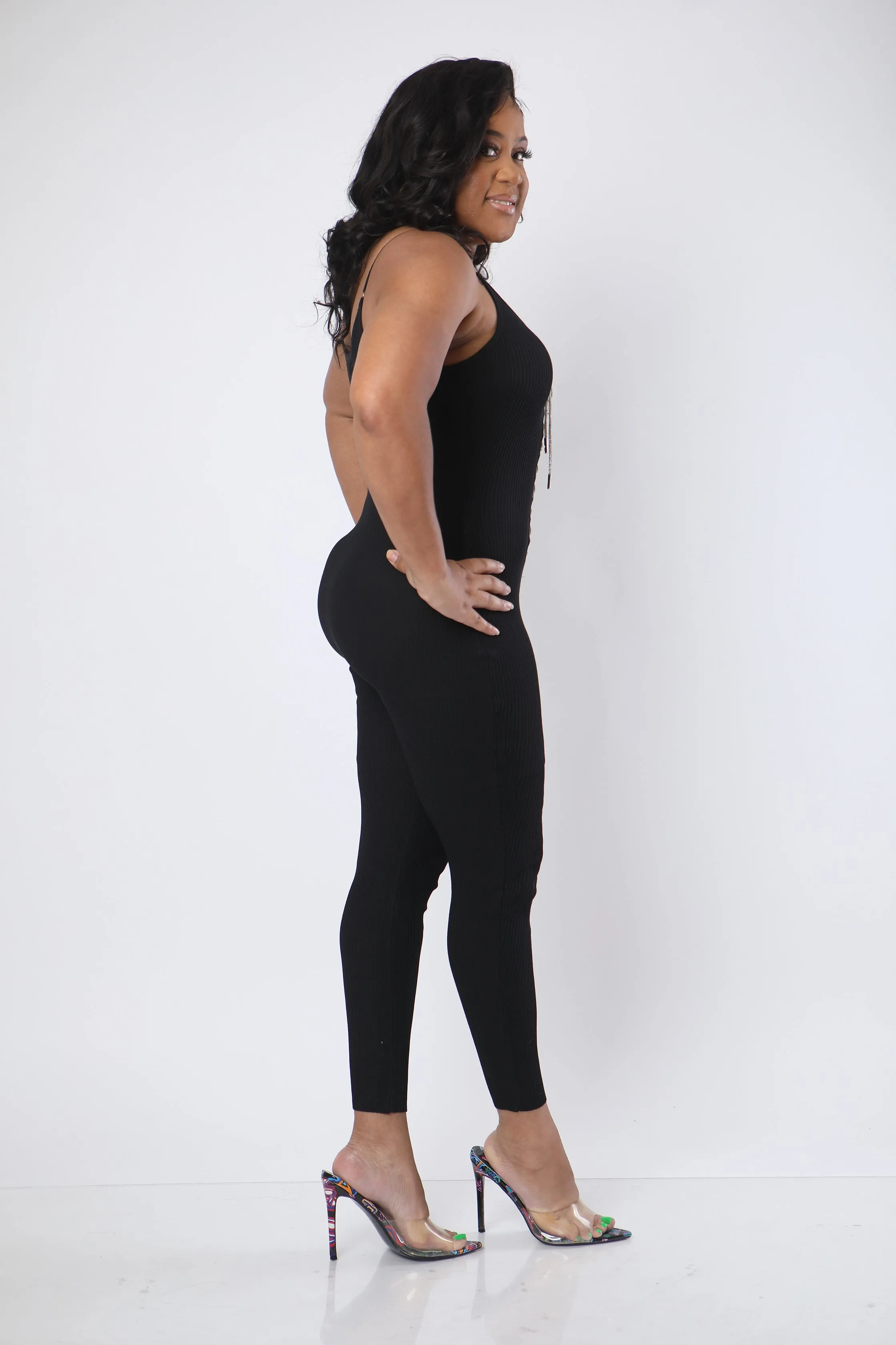 Main event - black jumpsuit