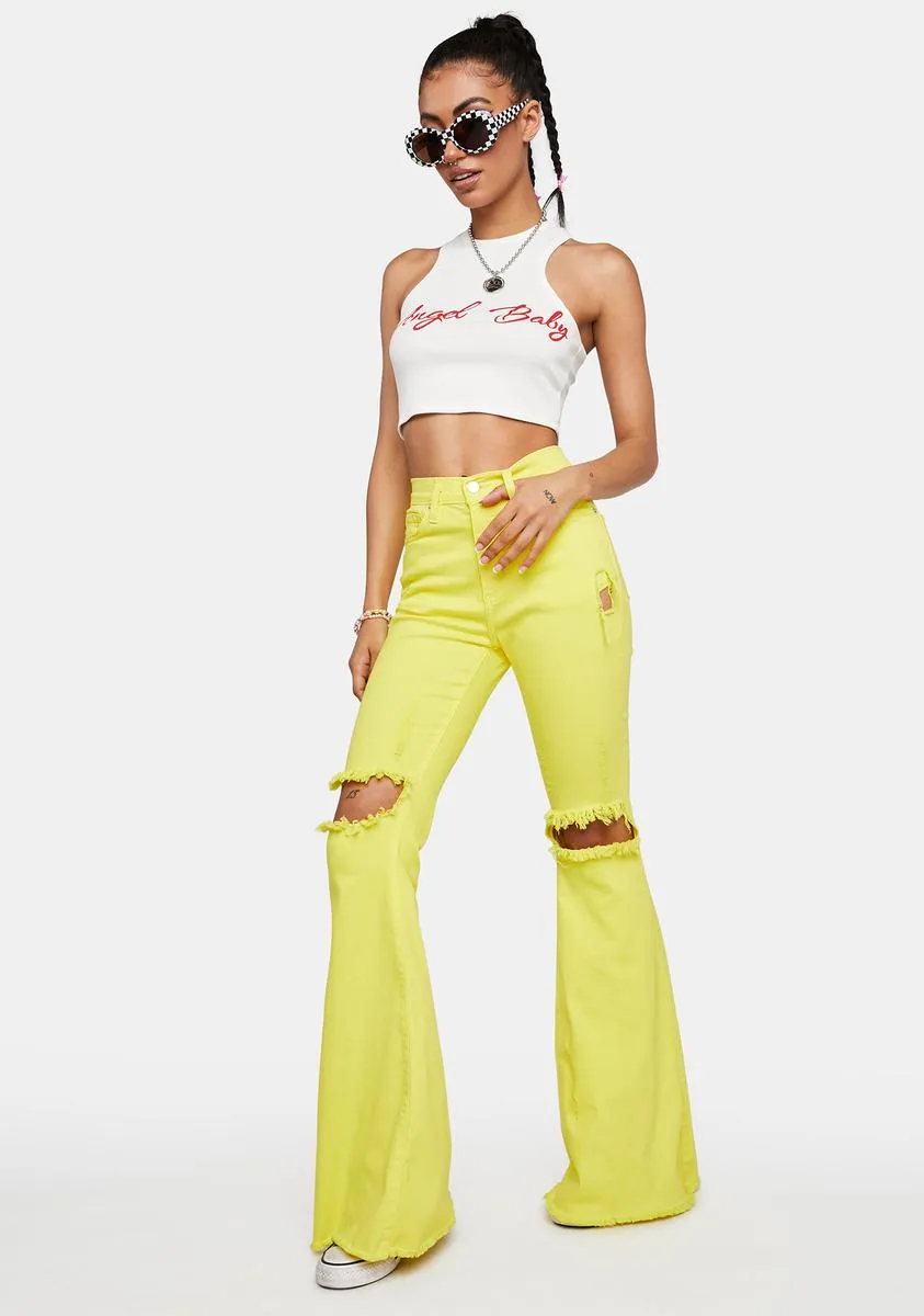 Make Me Hole Distressed Pants