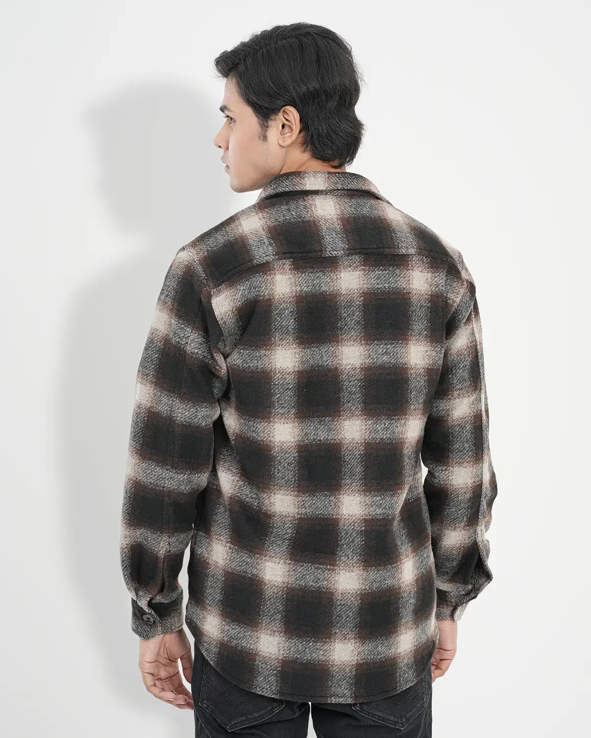 Mens Woolen Flannel Shacket