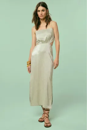Metallic Midi Dress