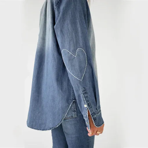 Mia Core Shirt, Dark Denim