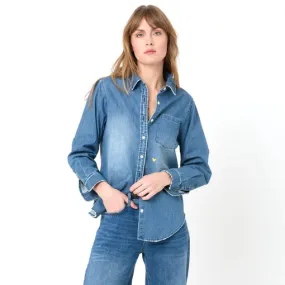 Mia Core Shirt, Dark Denim