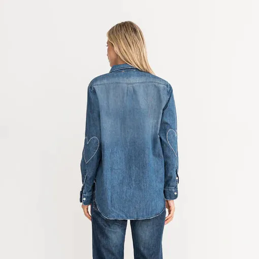Mia Core Shirt, Dark Denim