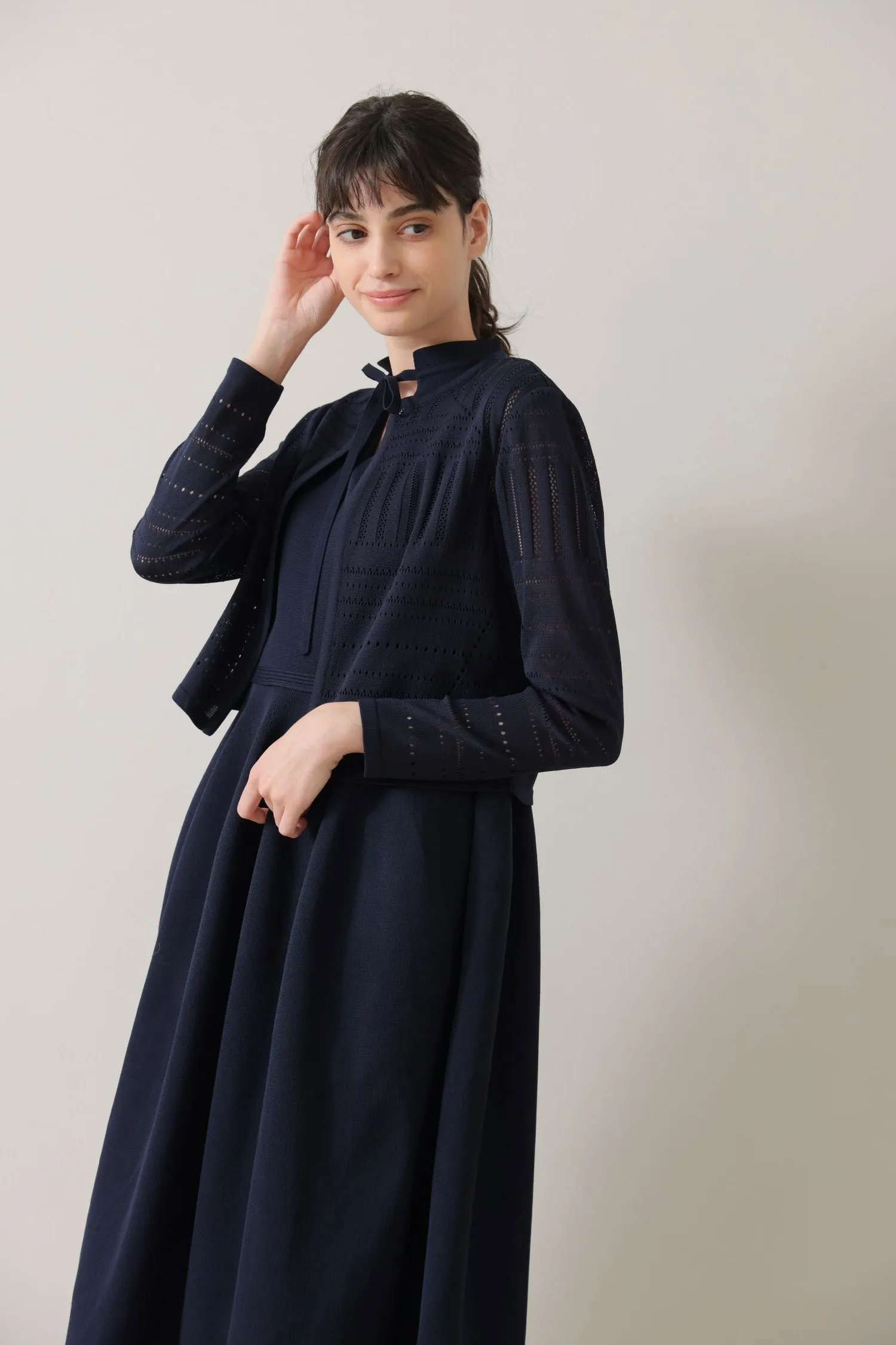 Milly knit dress (Navy)