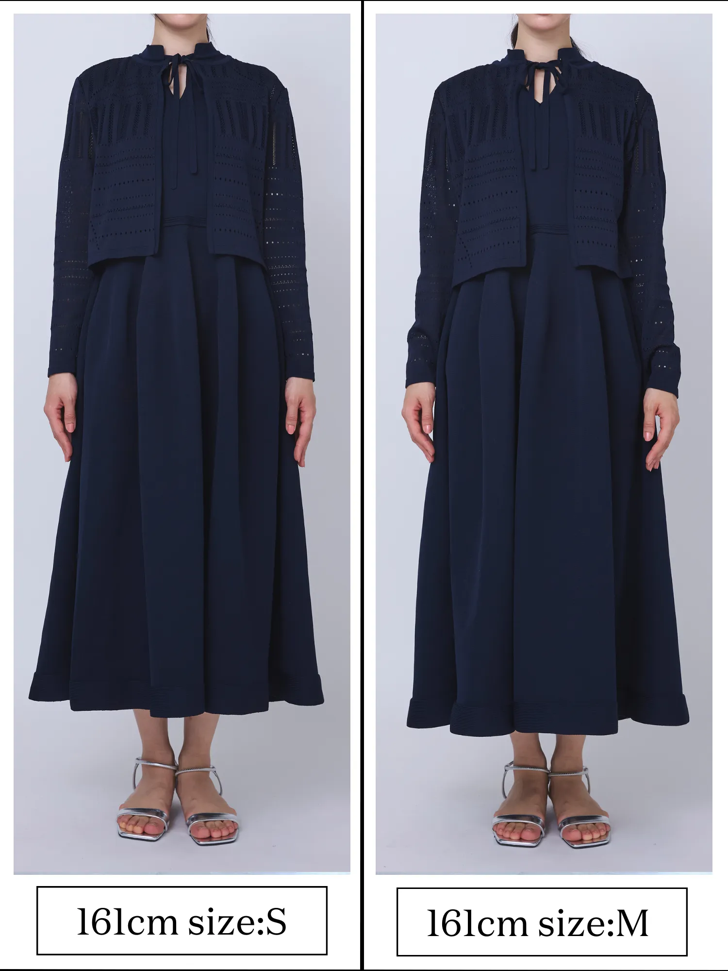 Milly knit dress (Navy)