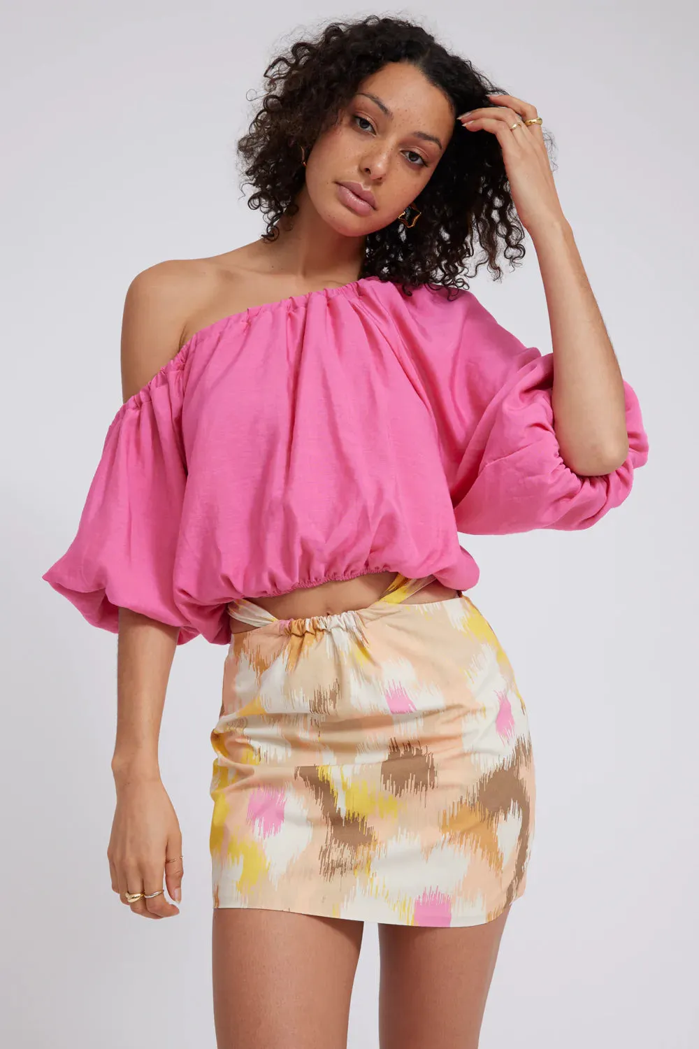 Mira Skirt- Floral Blur