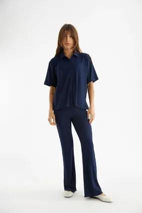 Mod Ref Gwyn Pants – High-Rise, Ribbed Knit & Effortlessly Stylish