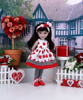 Mon Amour - dress with boots for Ruby Red Fashion Friends doll