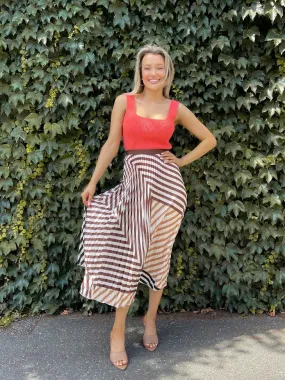 NAOMI PLEATED SKIRT