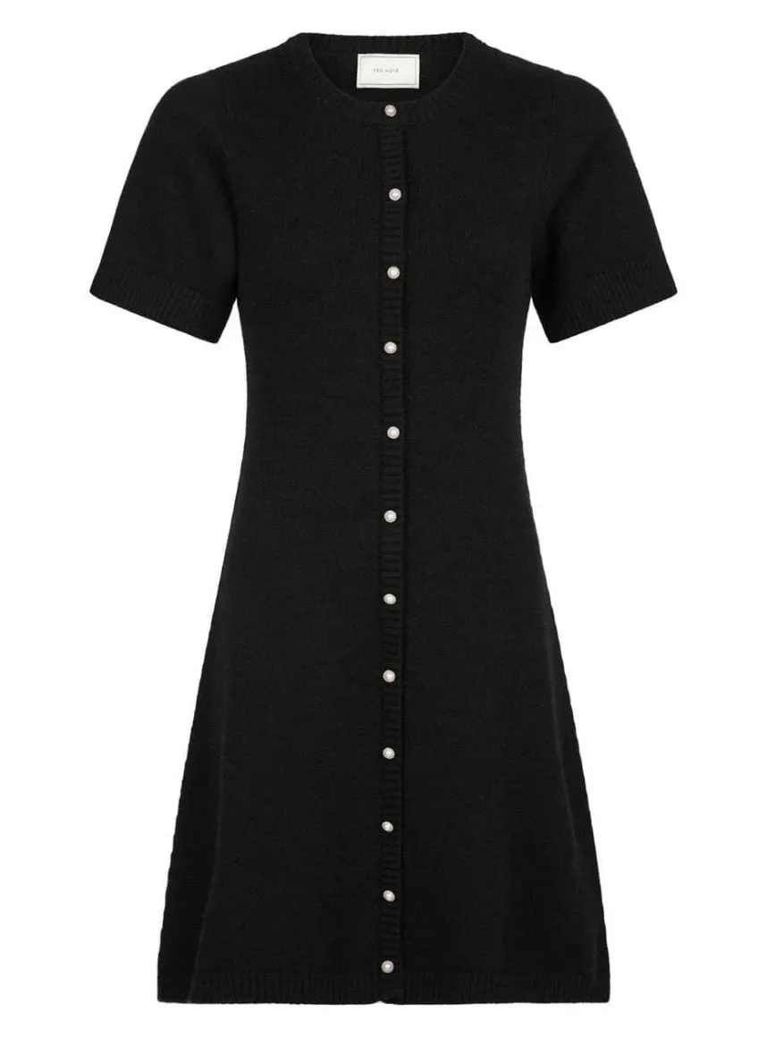 NEO NOIR ELISE KNIT DRESS BLACK