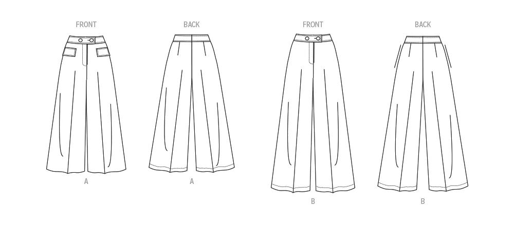 Newlook Pattern 6769 Misses' Skirt Pants