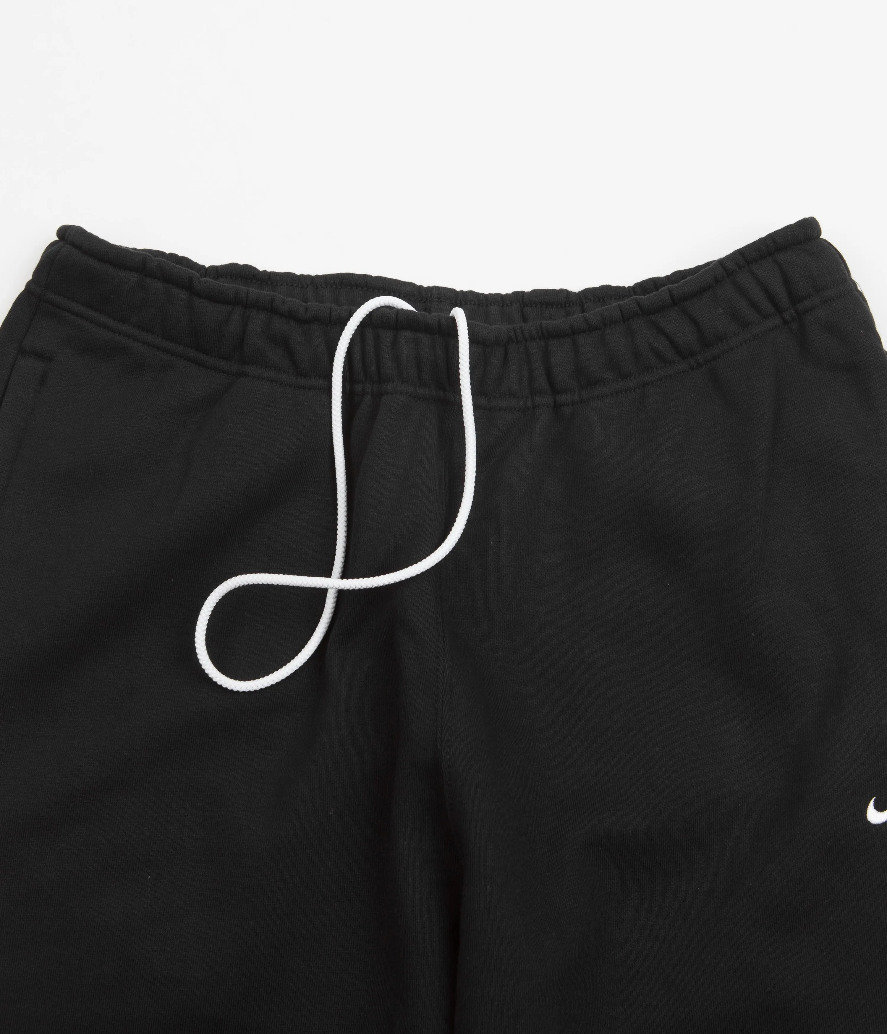 Nike Solo Swoosh Fleece Sweatpants - Black / White
