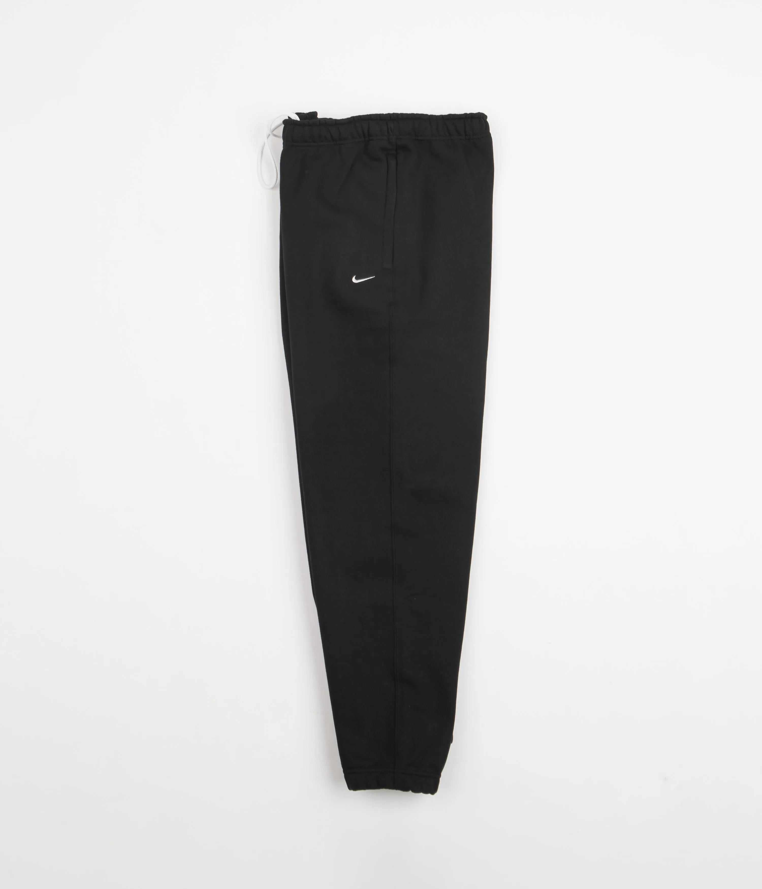 Nike Solo Swoosh Fleece Sweatpants - Black / White