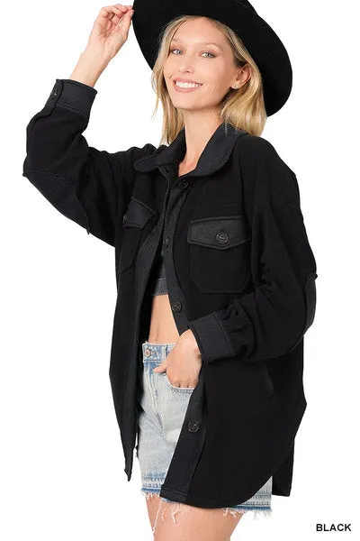 Oversized Fleece Shacket