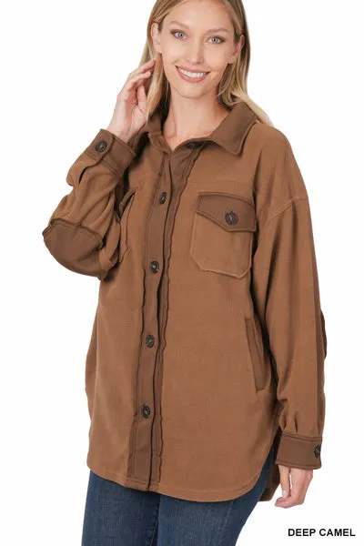 Oversized Fleece Shacket