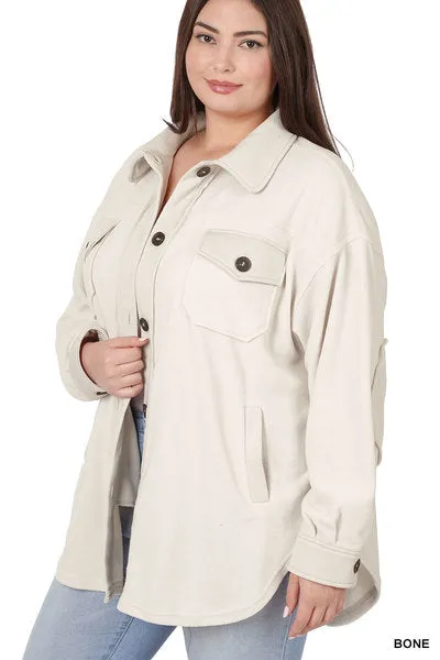 Oversized Fleece Shacket