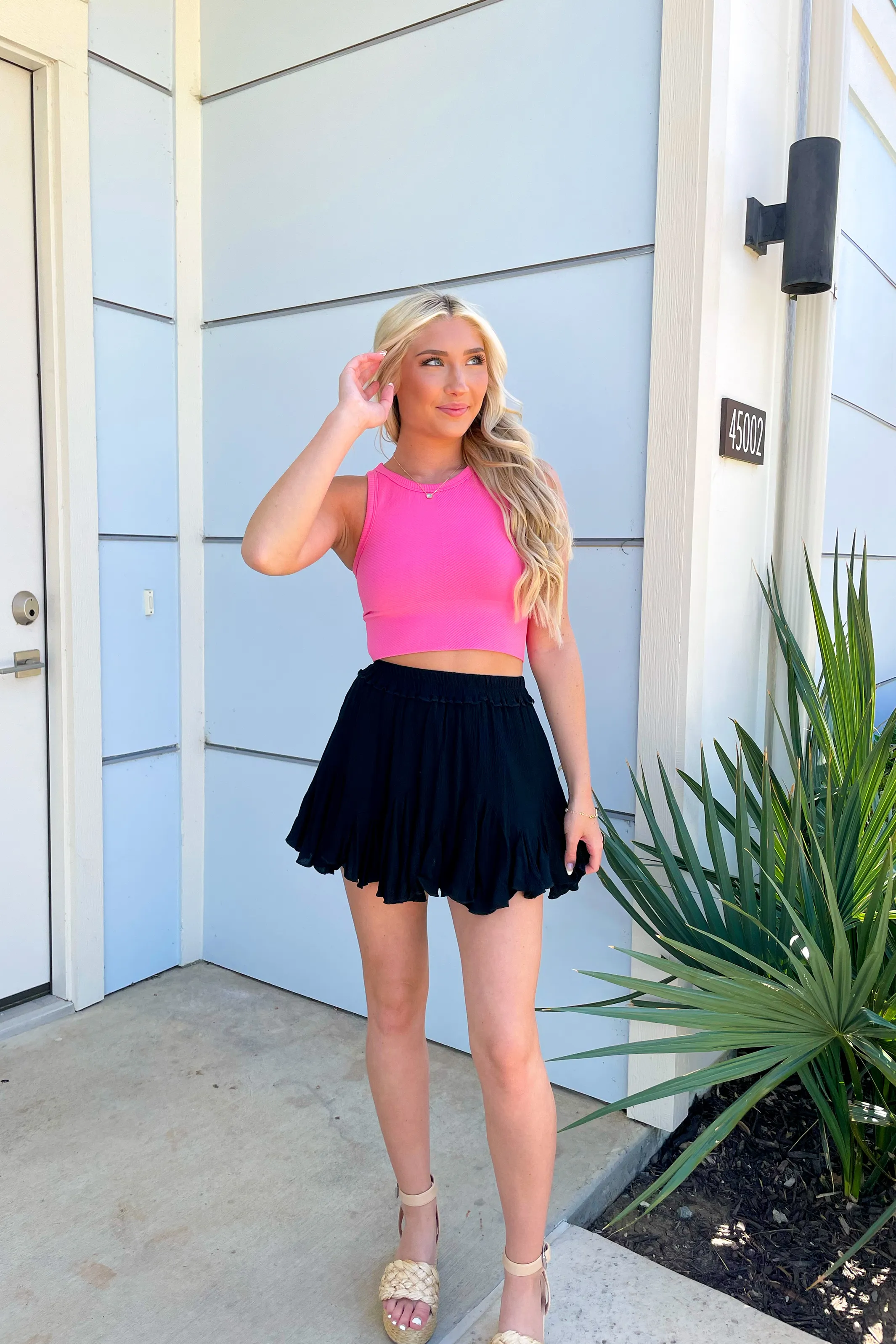 Perdido Mini-Pleated Skirt
