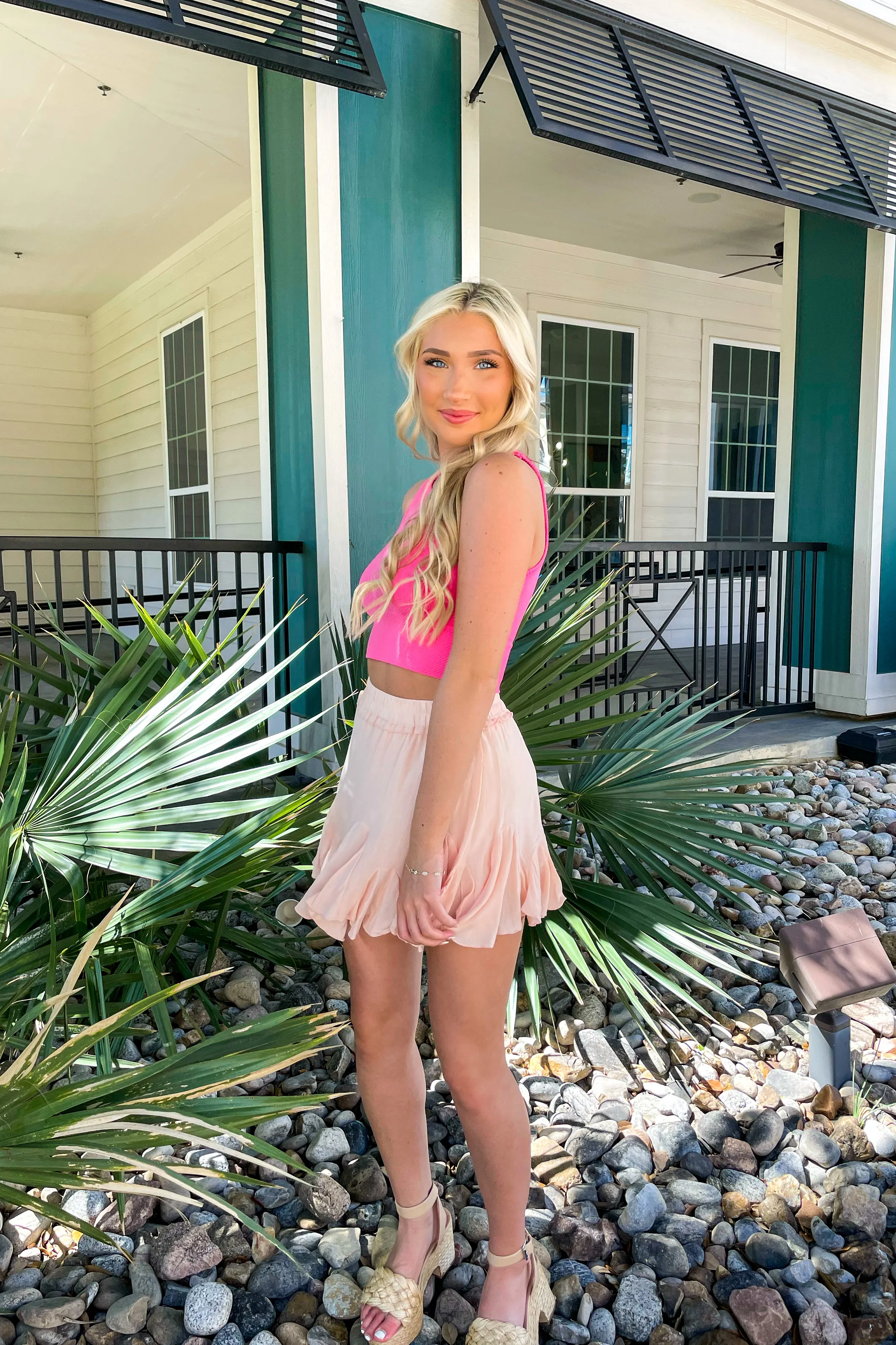 Perdido Mini-Pleated Skirt