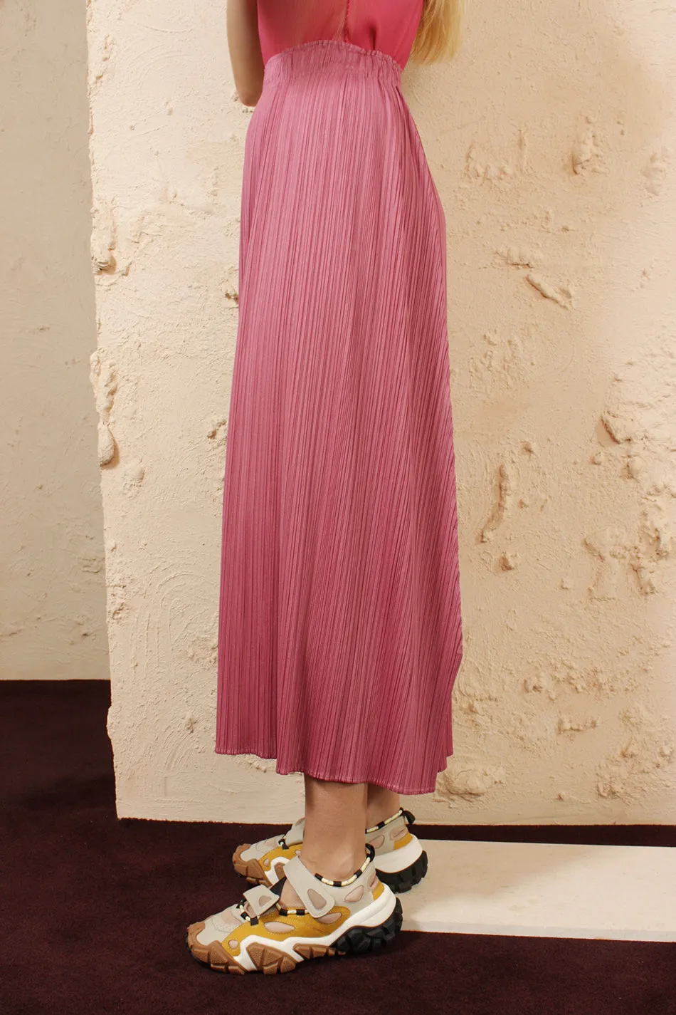 Pink A Line Skirt