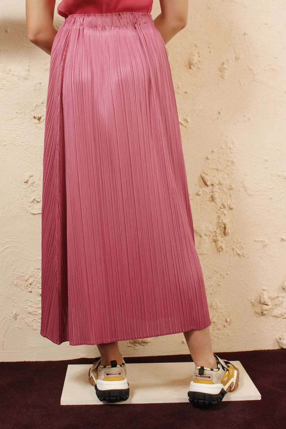 Pink A Line Skirt