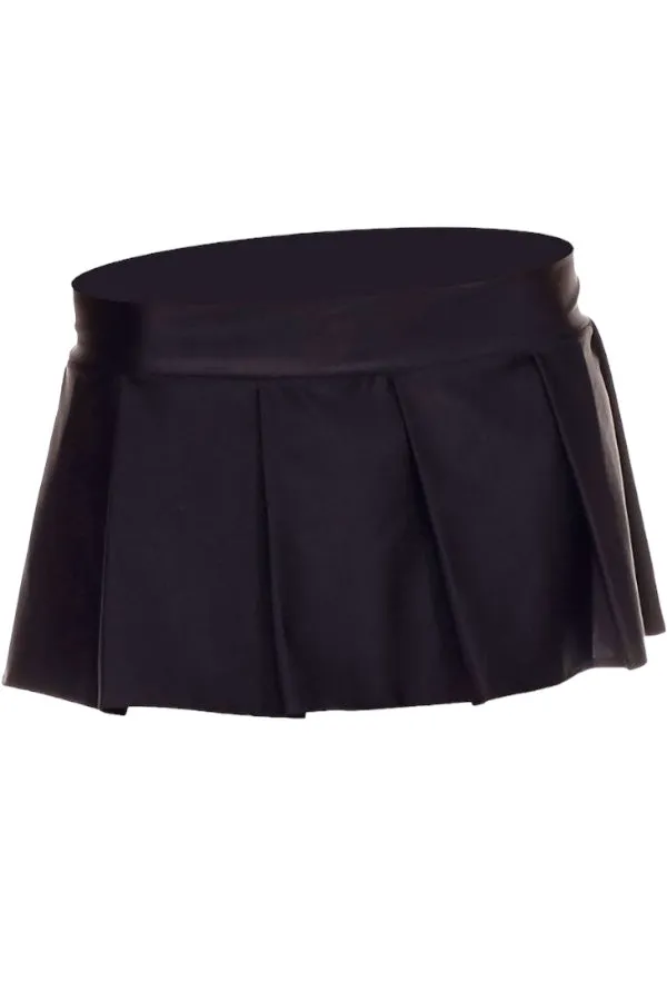 Pleated Mini Skirt