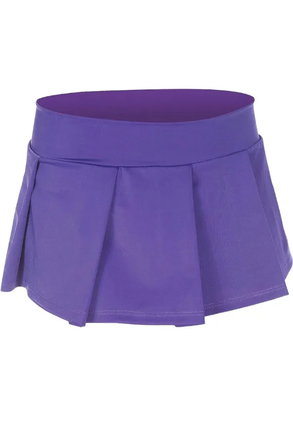 Pleated Mini Skirt