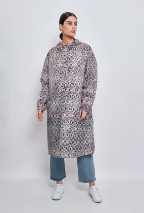 Poncho de pluie imprimés Aztek
