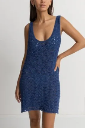 RHYTHM Maddie knit scoop neck midi dress