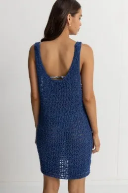 RHYTHM Maddie knit scoop neck midi dress