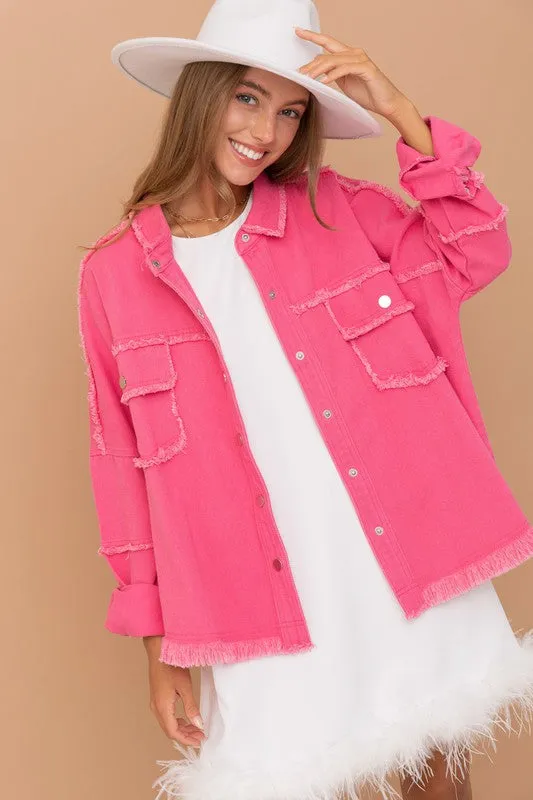 ROCK & ROLL Rhinestone Shacket