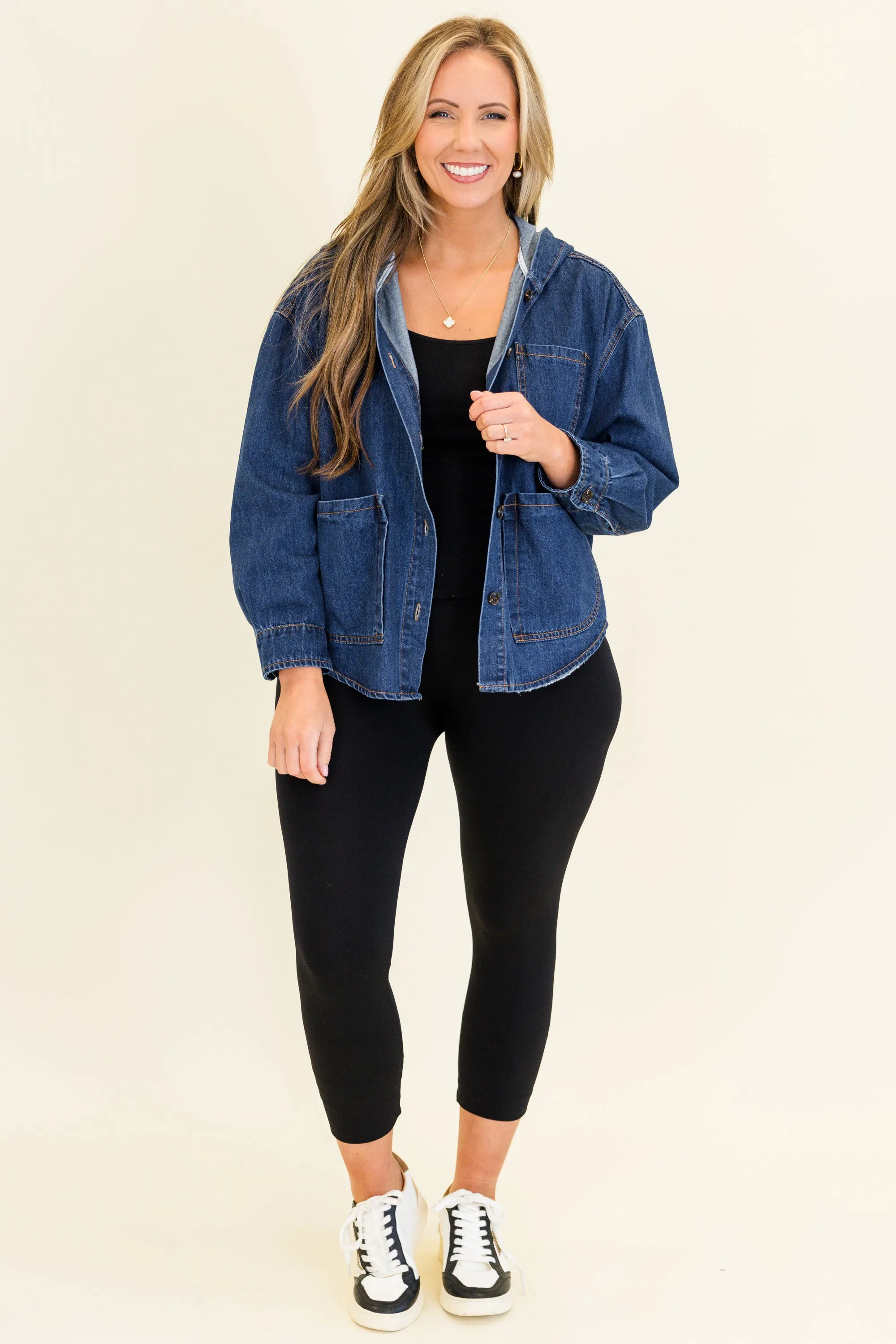 Shades Of You Jacket, Dark Wash