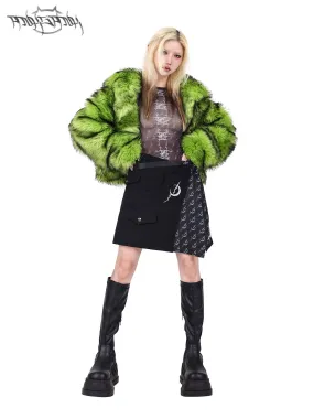 Short Wrap Apron Skirt