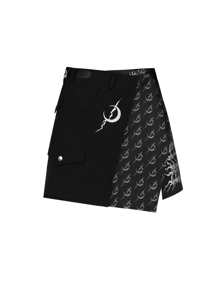 Short Wrap Apron Skirt