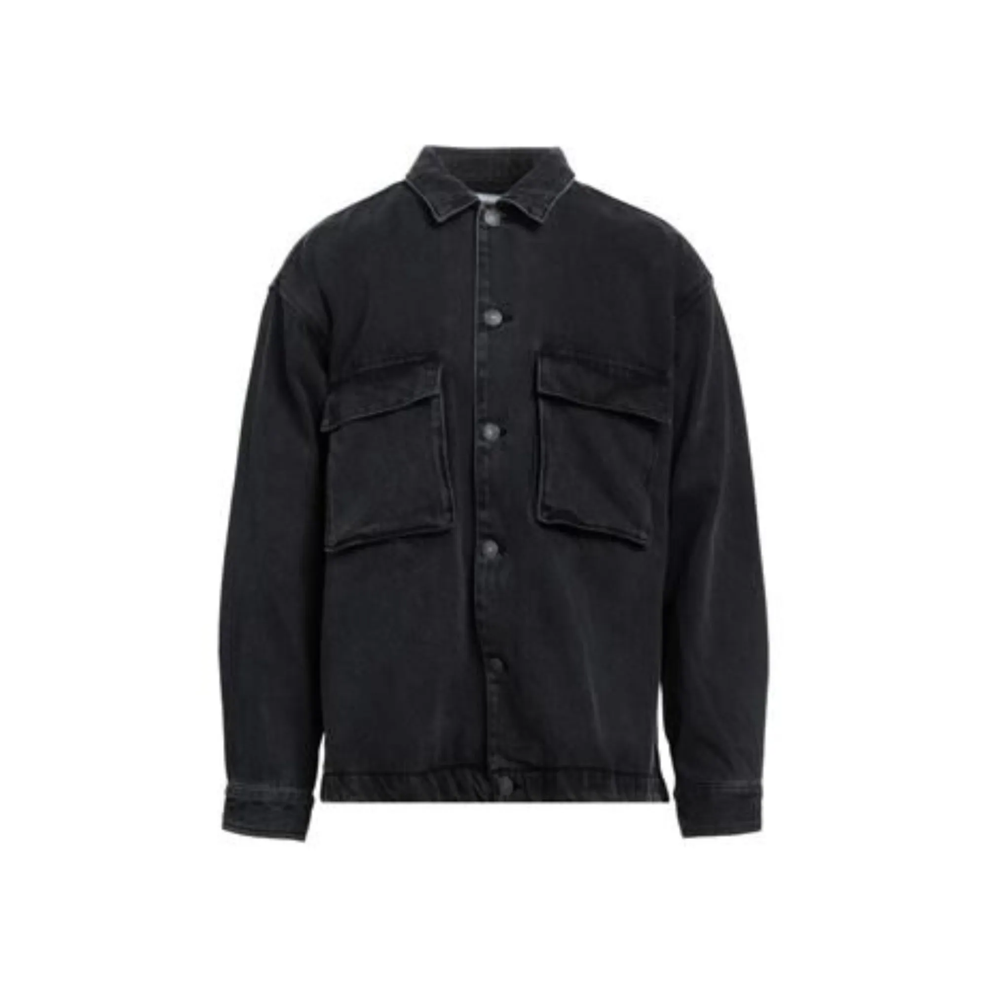 Simons Obey Morrison Black Denim Jacket | Small