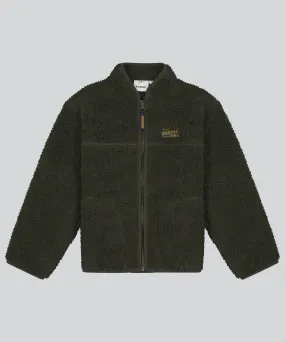 SONNIE - OTTO FLEECE JACKET - OLIVE