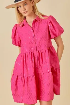 Sparkle Sequin Babydoll Dress