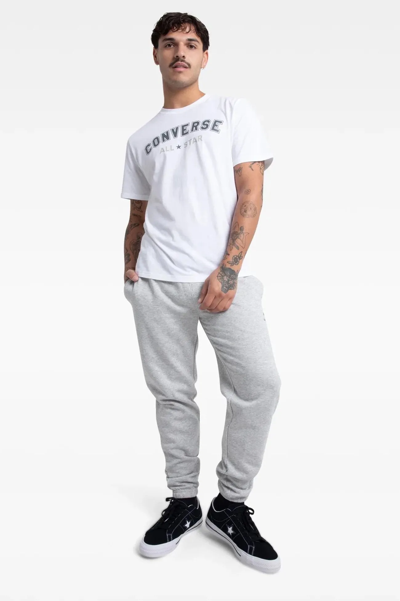 Star Chevron Core Pant Grey Marle