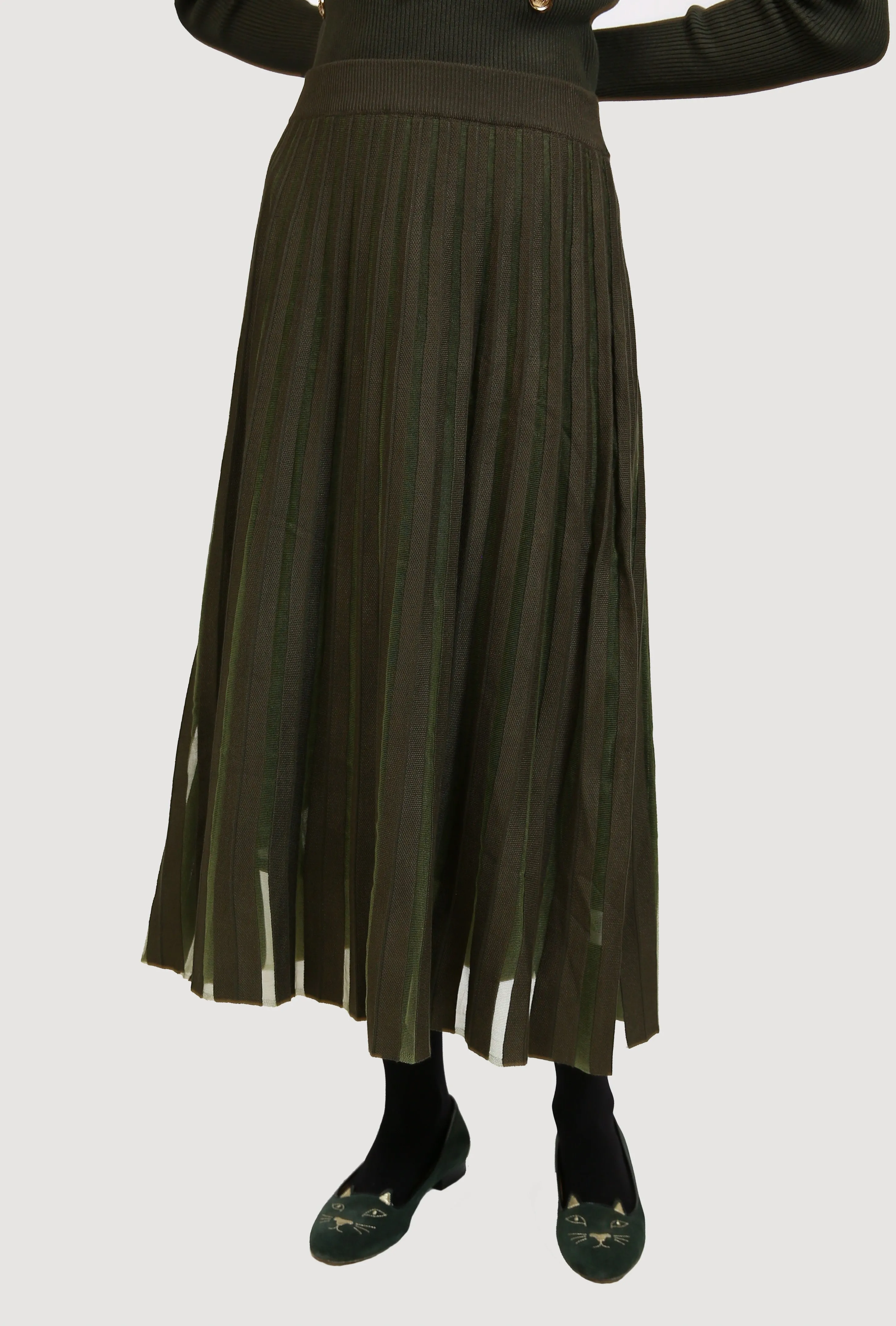 Striped Knit Skirt