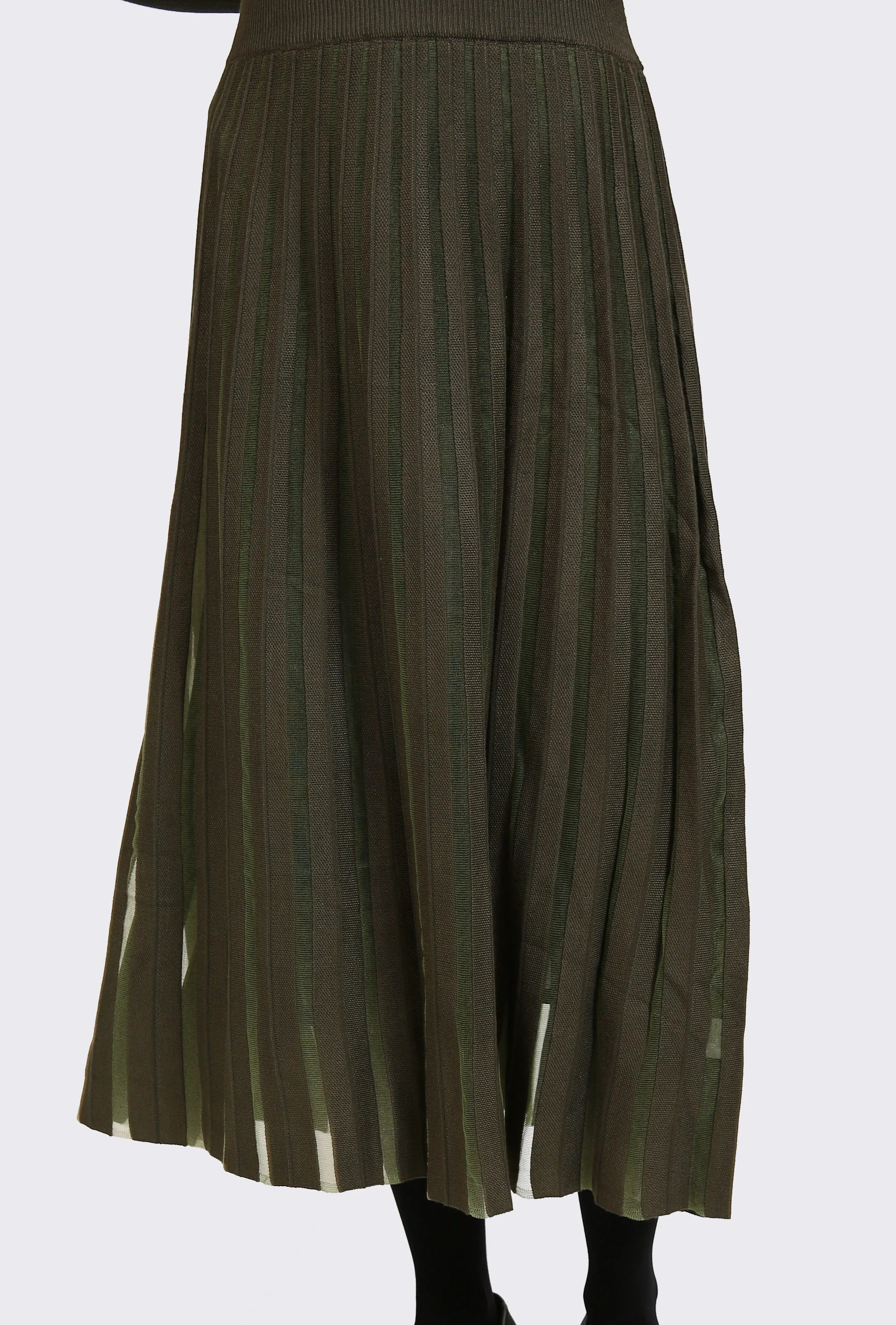 Striped Knit Skirt