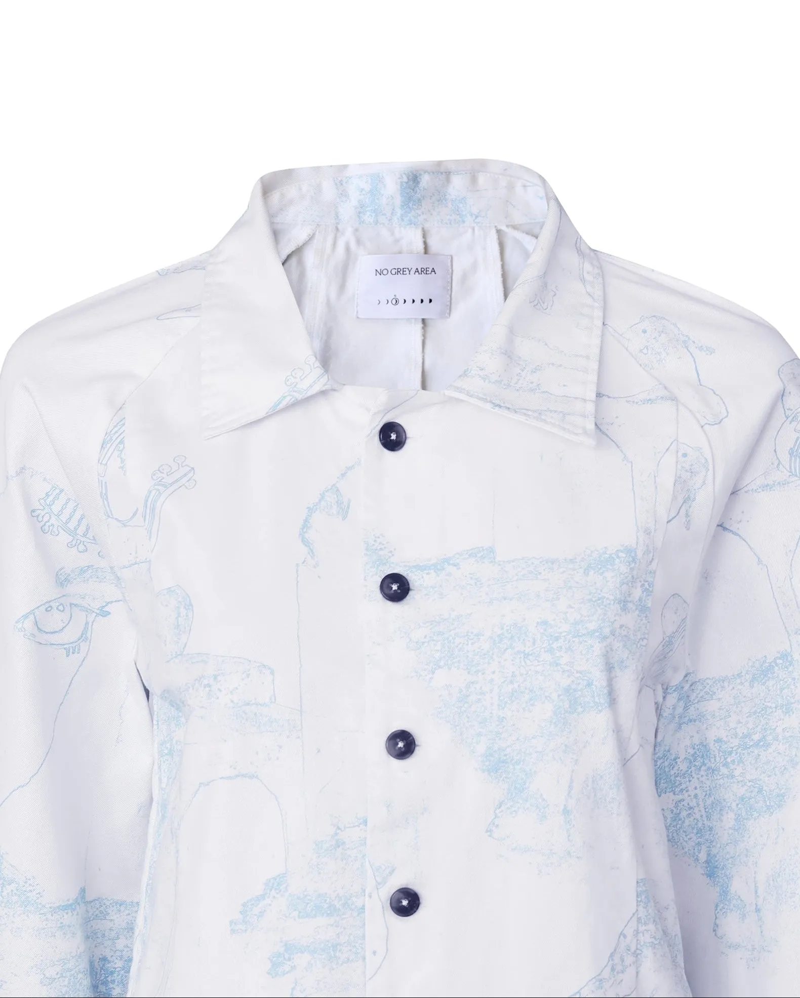 Surrealist Outline Shacket